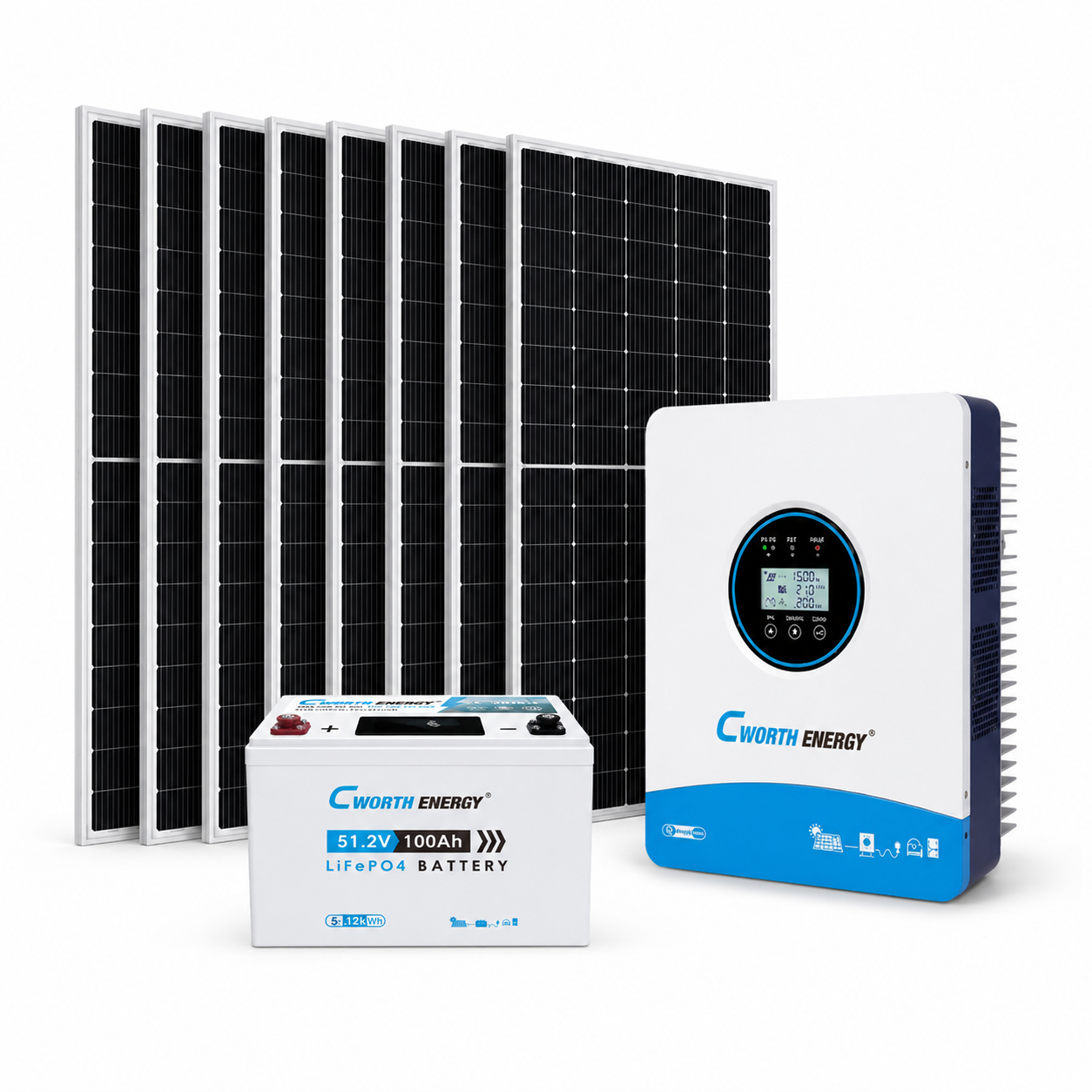 C-Worth 3KVA Solar Bundle